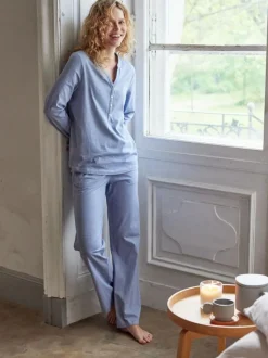 Grüne Erde Lange Schlafhose aus Bio-Baumwolle, , S, GOTS
