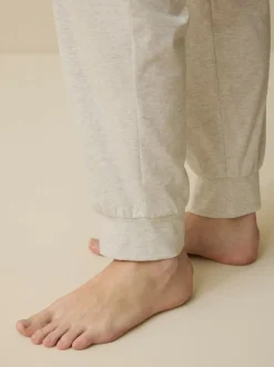 Grüne Erde Lange Schlafhose aus Bio-Baumwolle, , S, GOTS