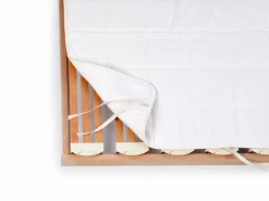 Grüne Erde Lattenrostauflage, 90 x 200 cm, 60 % Baumwolle, 40 % Nesselfaser, 250 g/m2, GOTS, VEGAN