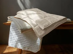 Grüne Erde Lattenrostauflage, 90 x 200 cm, 60 % Baumwolle, 40 % Nesselfaser, 250 g/m2, GOTS, VEGAN