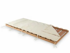 Grüne Erde Lattenrostauflage, 90 x 200/210 cm, 100 % Schurwolle (Schaf), GOTS