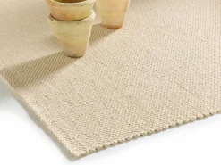 Grüne Erde Leinenteppich Livor Clara, , 70 x 140 cm