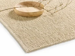 Grüne Erde Leinenteppich Livor Savia, , 70 x 140 cm