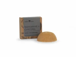 Grüne Erde MANDARINE & CURCUMA Dusch- & Badeseife 80 g