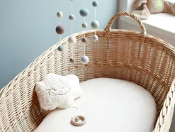 Kinder Grüne Erde Matratzenbezug für Schlummerwölkchen, 40 x 70 cm, 100 % BW-Doppelstrickstoff