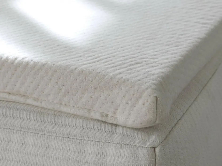 Grüne Erde Matratzentopper "der Bequeme Pur", Naturlatex, 80 x 200 x 3 cm, GOTS, VEGAN