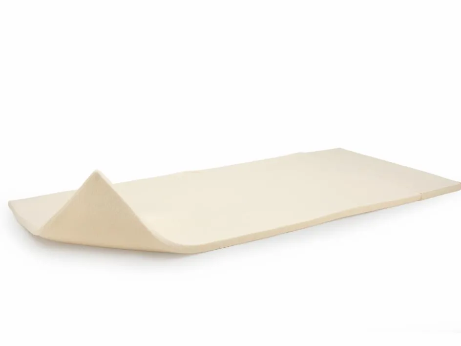 Grüne Erde Matratzentopper "der Bequeme Pur", Naturlatex, 80 x 200 x 3 cm, GOTS, VEGAN