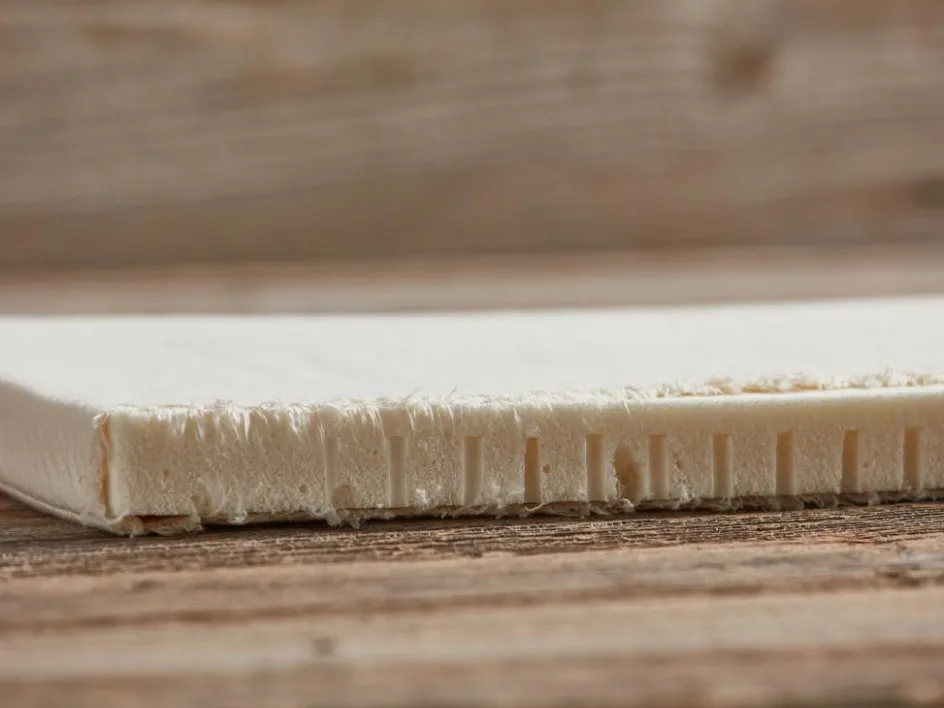 Grüne Erde Matratzentopper "der Bequeme Pur", Naturlatex, 80 x 200 x 3 cm, GOTS, VEGAN