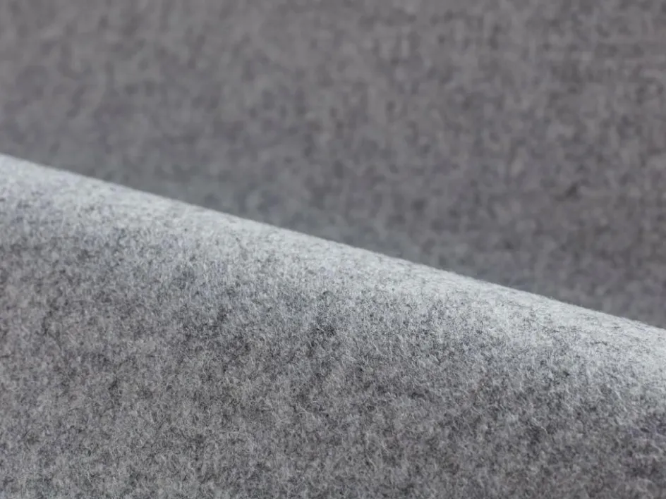 Grüne Erde Meterware Wollstoff Stavang Kiesel (62), 100% Schurwolle (Schaf) kbT, Breite 150 cm, 467 g/m2, IVN NATURTEXTIL BEST