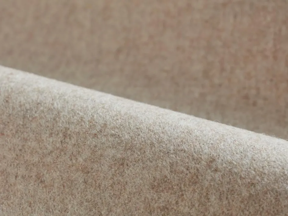 Grüne Erde Meterware Wollstoff Stavang Sand (66), 100% Schurwolle (Schaf) kbT, Breite 150 cm, 467 g/m2, IVN NATURTEXTIL BEST