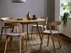 Grüne Erde OUTLET - Stuhl Asensio, mit Armlehne, Eiche