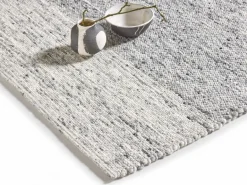 Grüne Erde OUTLET - Wollteppich Akri, Grau, 200 x 300 cm