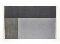 Grüne Erde OUTLET - Wollteppich Kelim Mata, Kiesel/Natur, 200 x 300 cm