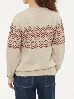 Grüne Erde Pullover aus Alpakawolle, 14 natur melange, L