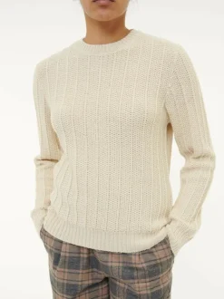 Grüne Erde Pullover aus Alpakawolle, , S