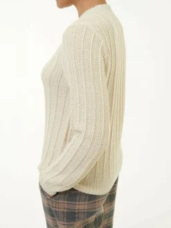 Grüne Erde Pullover aus Alpakawolle, , S