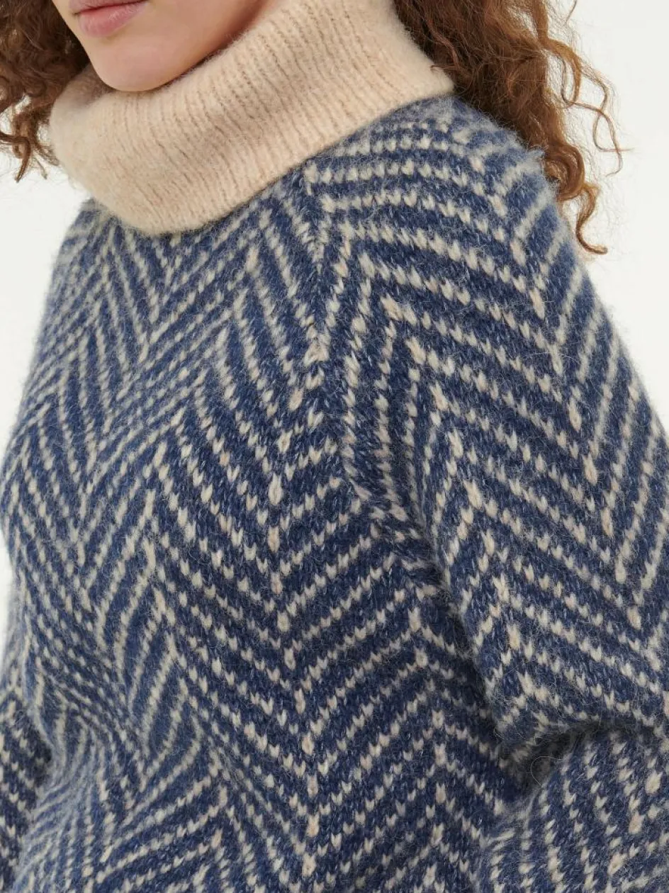 Grüne Erde Pullover aus Alpakawolle und Bio-Baumwolle, , S