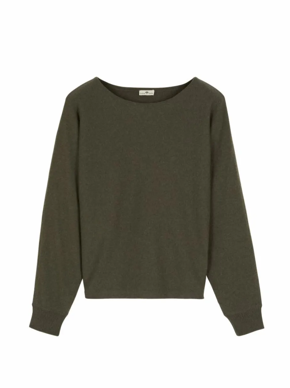 Grüne Erde Pullover aus Bio-Baumwolle und Wolle, , S, GOTS