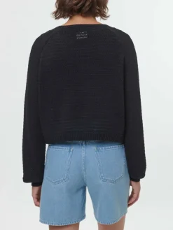 Grüne Erde Pullover aus Bio-Baumwolle, 01 schwarz, S, GOTS