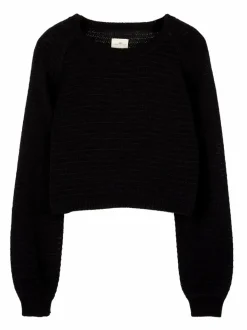 Grüne Erde Pullover aus Bio-Baumwolle, 01 schwarz, S, GOTS