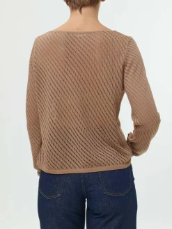 Grüne Erde Pullover aus Bio-Baumwolle, 21 nougat, S, GOTS