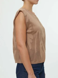 Grüne Erde Pullover aus Bio-Baumwolle, 21 nougat, S, GOTS