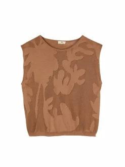 Grüne Erde Pullover aus Bio-Baumwolle, 21 nougat, S, GOTS