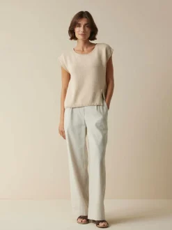 Grüne Erde Pullover aus Bio-Baumwolle und Leinen, , XL, GOTS