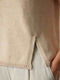 Grüne Erde Pullover aus Bio-Baumwolle und Leinen, , XL, GOTS