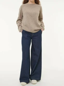 Grüne Erde Pullover aus Yakhaar und Schafwolle, 66 yak mix natur/hasel, S