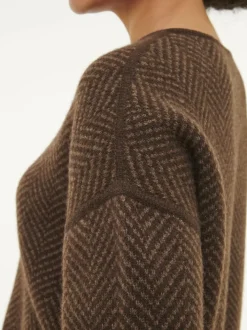 Grüne Erde Pullover aus Yakwolle, 80 yak fischgrat, S