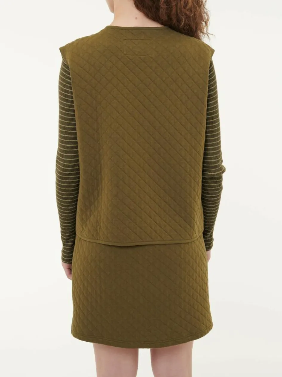 Grüne Erde Ärmellose Jacke aus Bio-Baumwolle, 52 cactus, S, GOTS