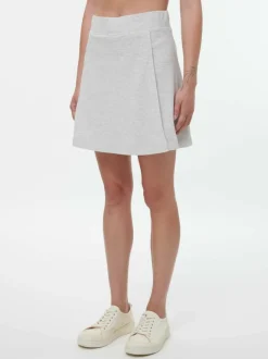 Grüne Erde Rock aus Bio Baumwolle, 04 grau melange, S, GOTS