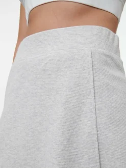 Grüne Erde Rock aus Bio Baumwolle, 04 grau melange, S, GOTS