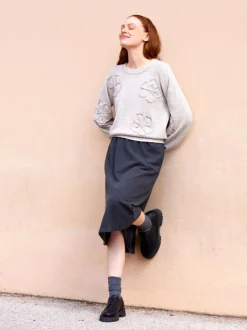 Grüne Erde Rock aus Bio-Baumwolle, , 38, GOTS