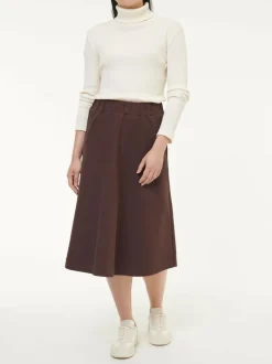 Grüne Erde Rock aus Bio-Baumwolle, , 38, GOTS