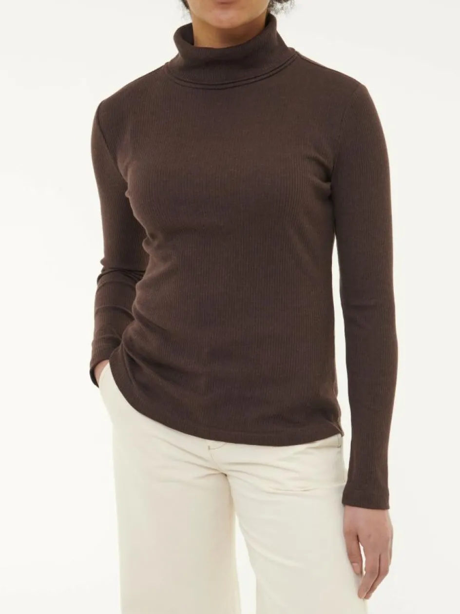 Grüne Erde Rollkragenshirt aus Bio Baumwolle/Wolle, , 38, GOTS