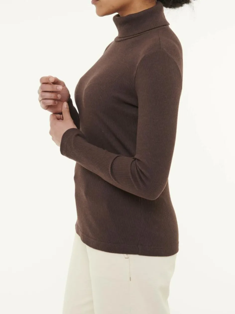 Grüne Erde Rollkragenshirt aus Bio Baumwolle/Wolle, , 38, GOTS