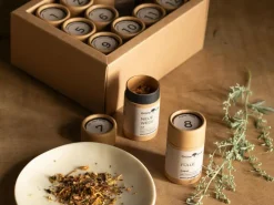 Grüne Erde Räucherbox Rauhnächte, 12 Räuchermischungen