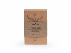 Grüne Erde Räucherkegel Ruhezeit im Holzkistchen, 7 Kegel