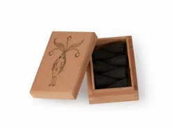 Grüne Erde Räucherkegel Waldgeflüster im Holzkistchen, 7 Kegel