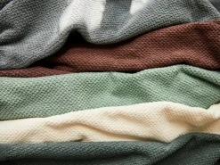 Grüne Erde Saunatuch Perlfang, , 75 x 200 cm, 100 % Baumwolle, GOTS