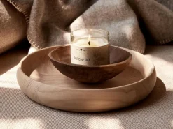 Grüne Erde Schale aus Esche, klein, ø 22,5 cm