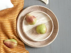 Grüne Erde Schale aus Esche, klein, ø 22,5 cm