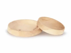 Grüne Erde Schale aus Zirbenholz, handgedrechselt, ø 23 cm