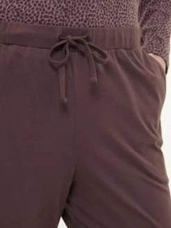 Grüne Erde Schlafhose verkürzt aus Bio-Baumwolle, , M, GOTS