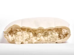 Grüne Erde Schlafkissen Eri-Seide/Schurwolle/Kapok, niedrig, 40 x 60 cm