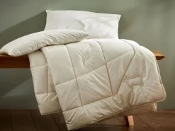 Grüne Erde Schlafkissen mit feiner Schafschurwolle, 40 x 60 cm, GOTS, NATURTEXTIL BEST