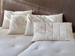 Grüne Erde Schlafkissen mit feiner Schafschurwolle, 40 x 60 cm, GOTS, NATURTEXTIL BEST