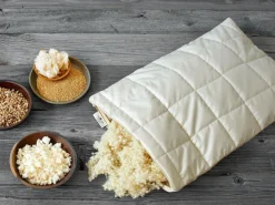 Grüne Erde Schlafkissen-Hülle, Inlett mit Baumwolle versteppt, mit Reißverschluss, 40 x 60 cm